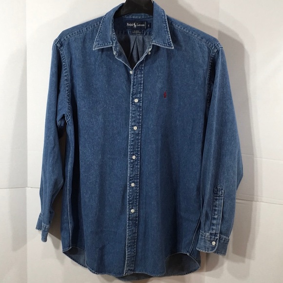 Ralph Lauren Other - Ralph Lauren Blaire blue denim button shirt